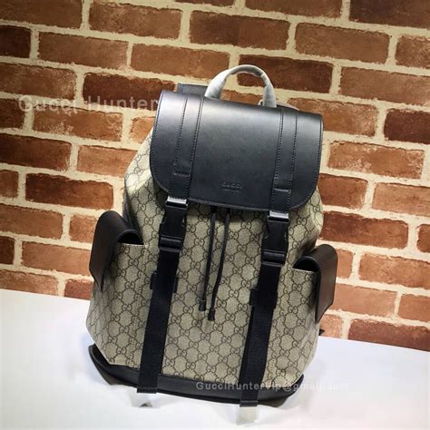 fake gucci gg supreme backpack|gucci gg canvas backpack.